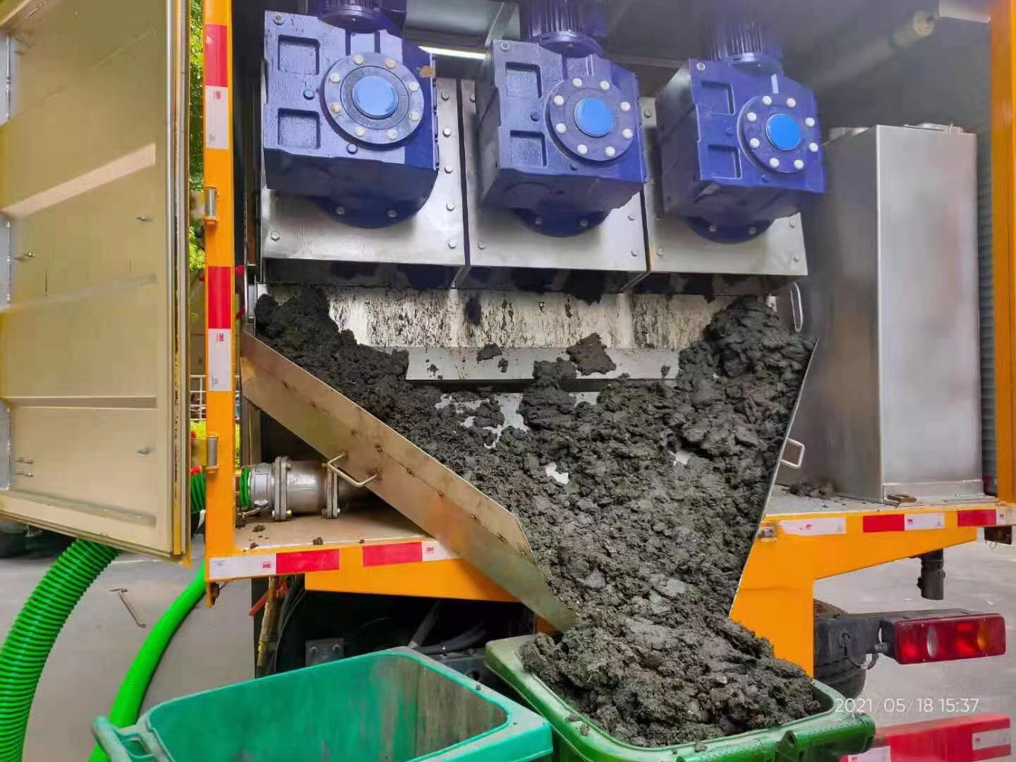 白河化粪池清掏城市维护站-泥浆净化干湿分离处理